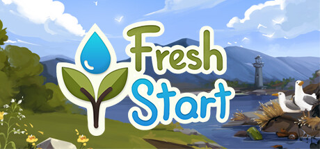 Steam header image of the game "Fresh Start Cleaning Simulator"