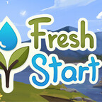 Steam header image of the game "Fresh Start Cleaning Simulator"