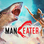 Steam header image of the game "Maneater"